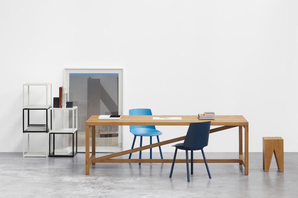 e15 platz table with forty forty tables and backenzahn stool