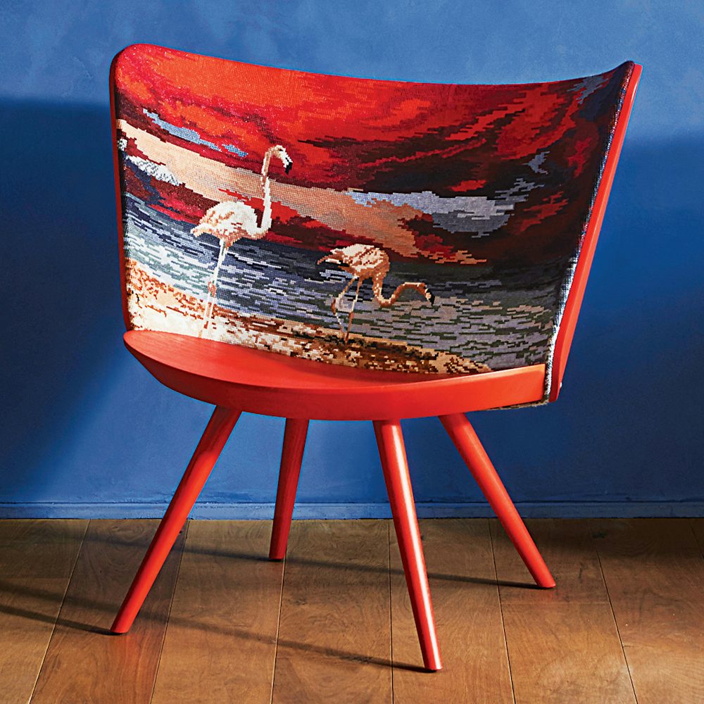 Embroidery chair johan lindsten cappellini 1