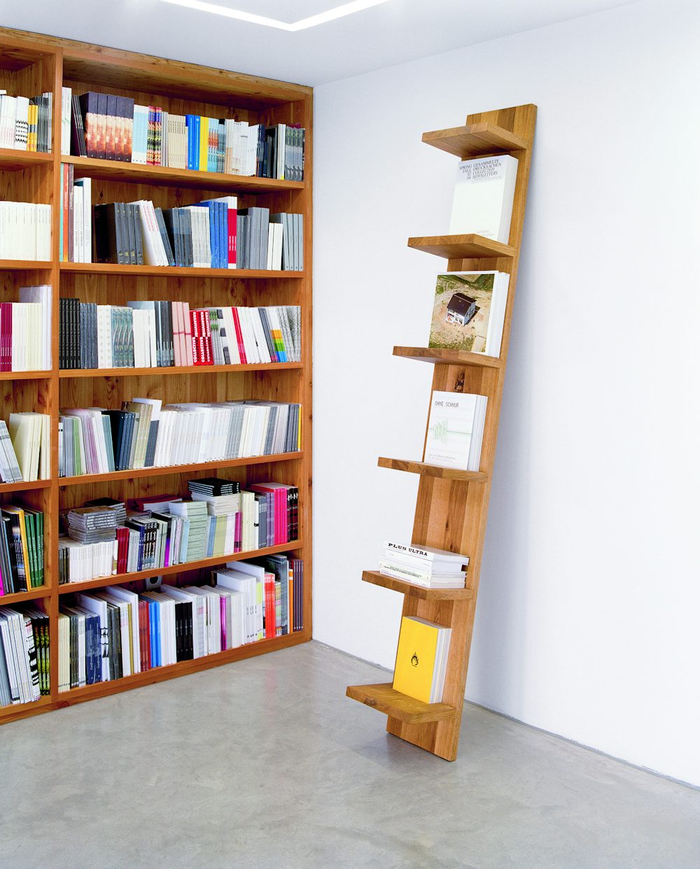 e15 mate shelf with books
