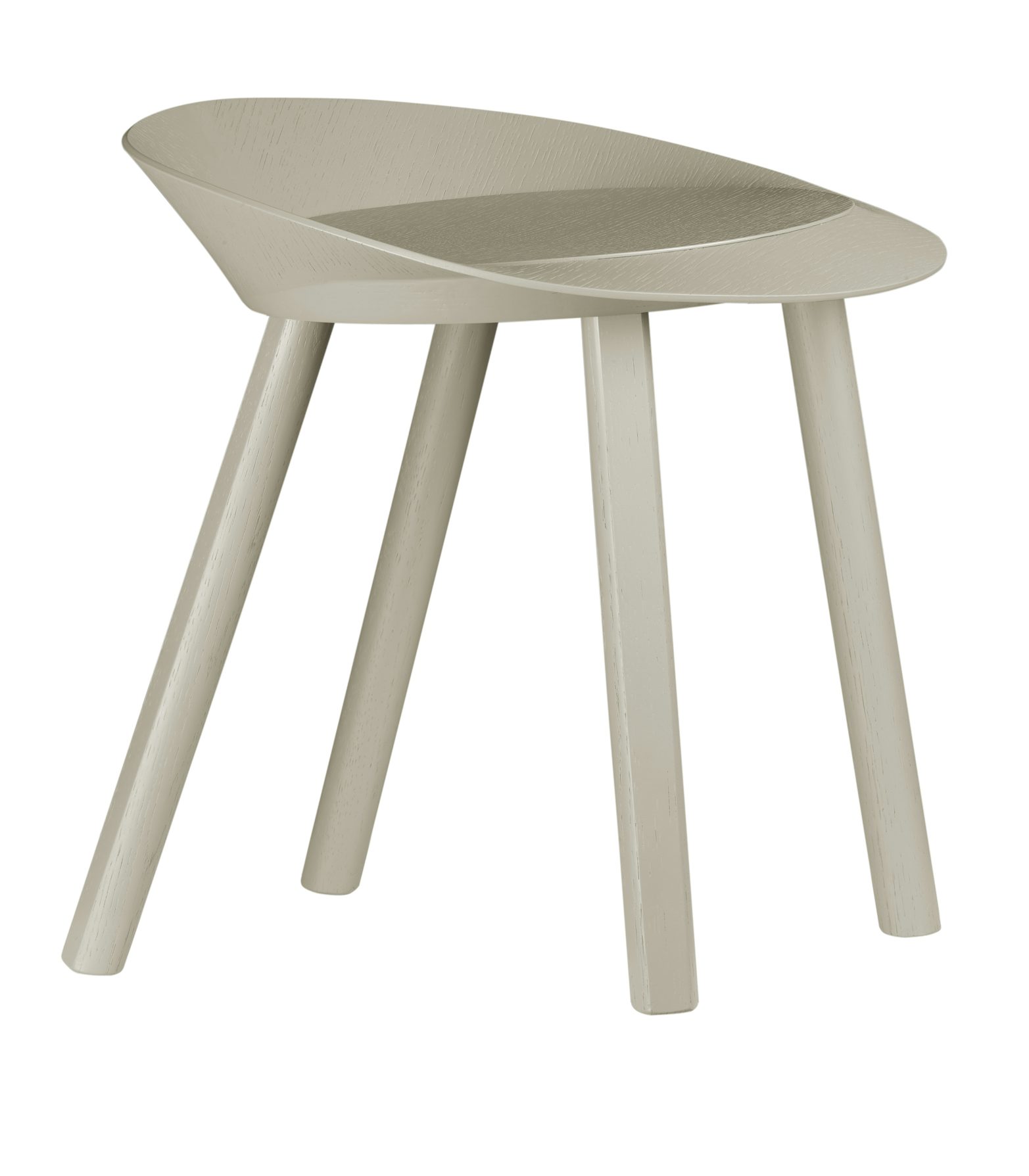 e15 mr collins stool in silk grey